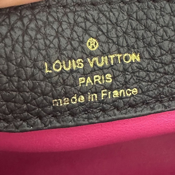Authentic Louis Vuitton Capucines GM black Noir Tote Bag - Picture 9 of 12